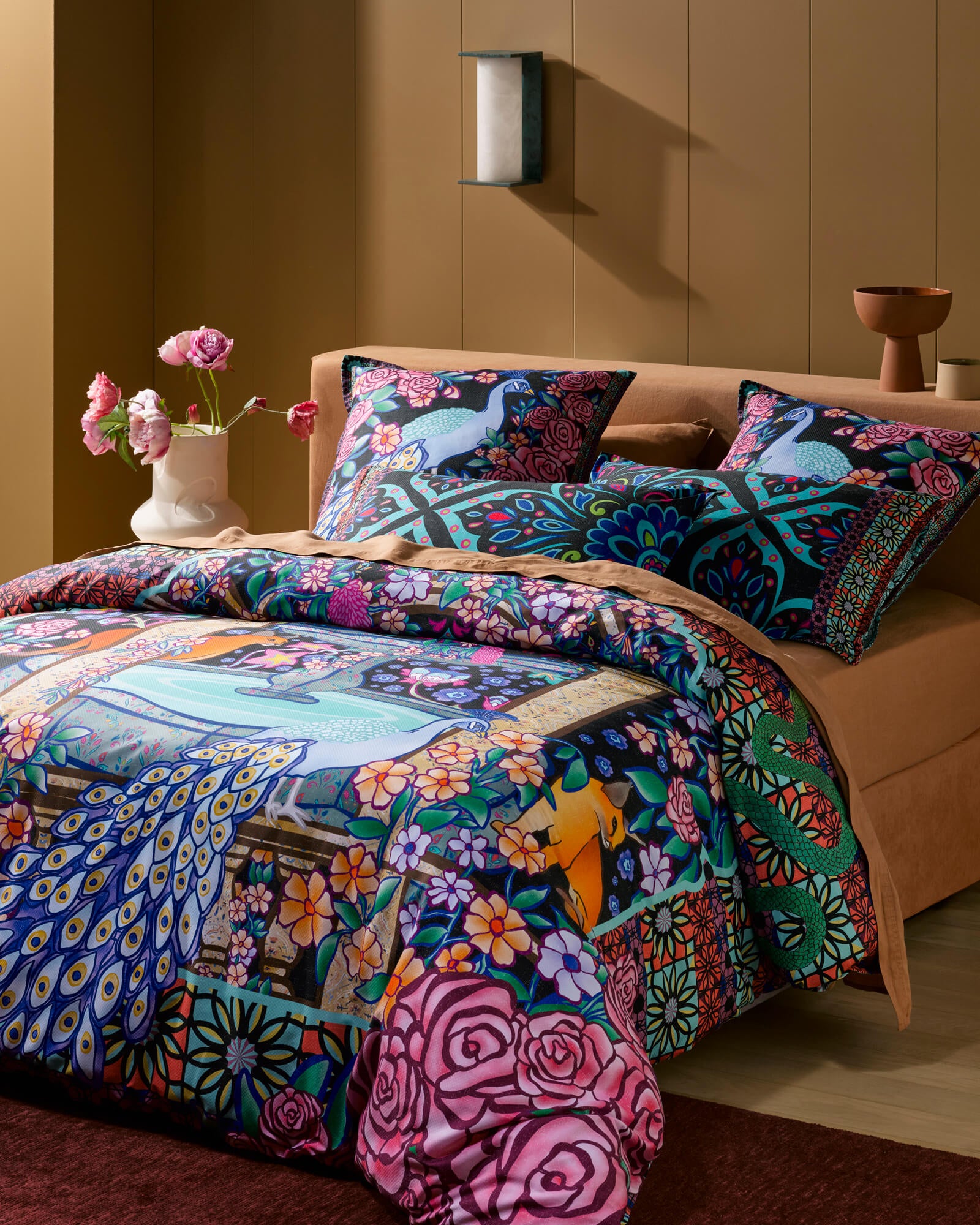 Aria Black European Pillowcase