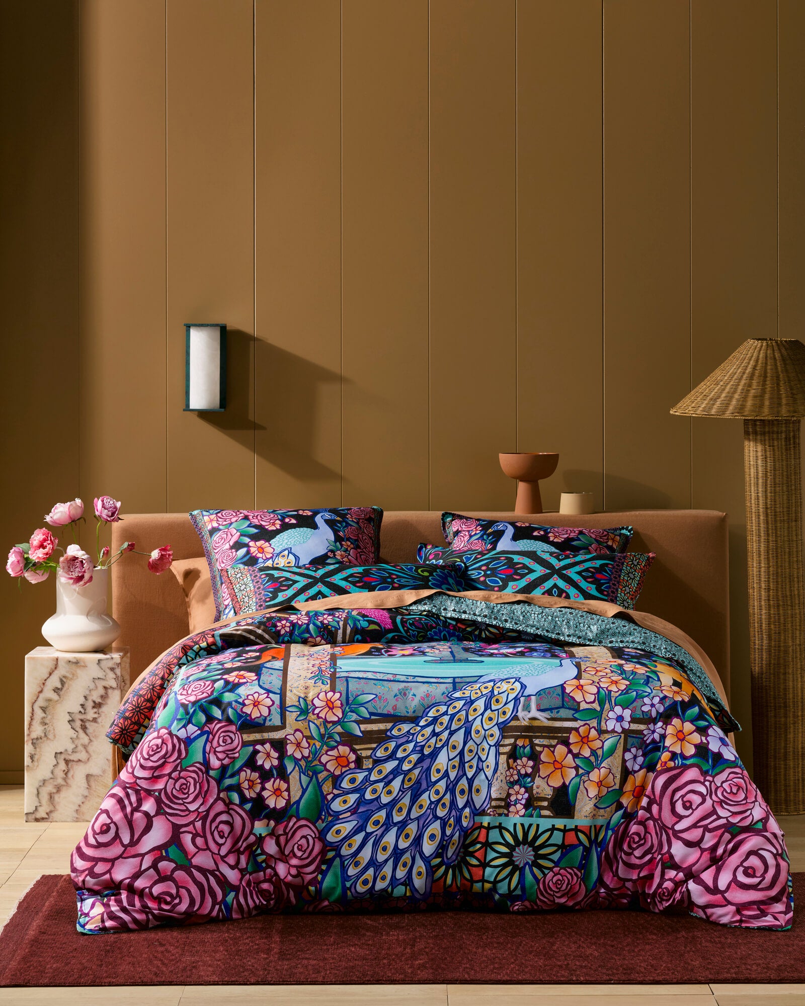 Aria Black European Pillowcase