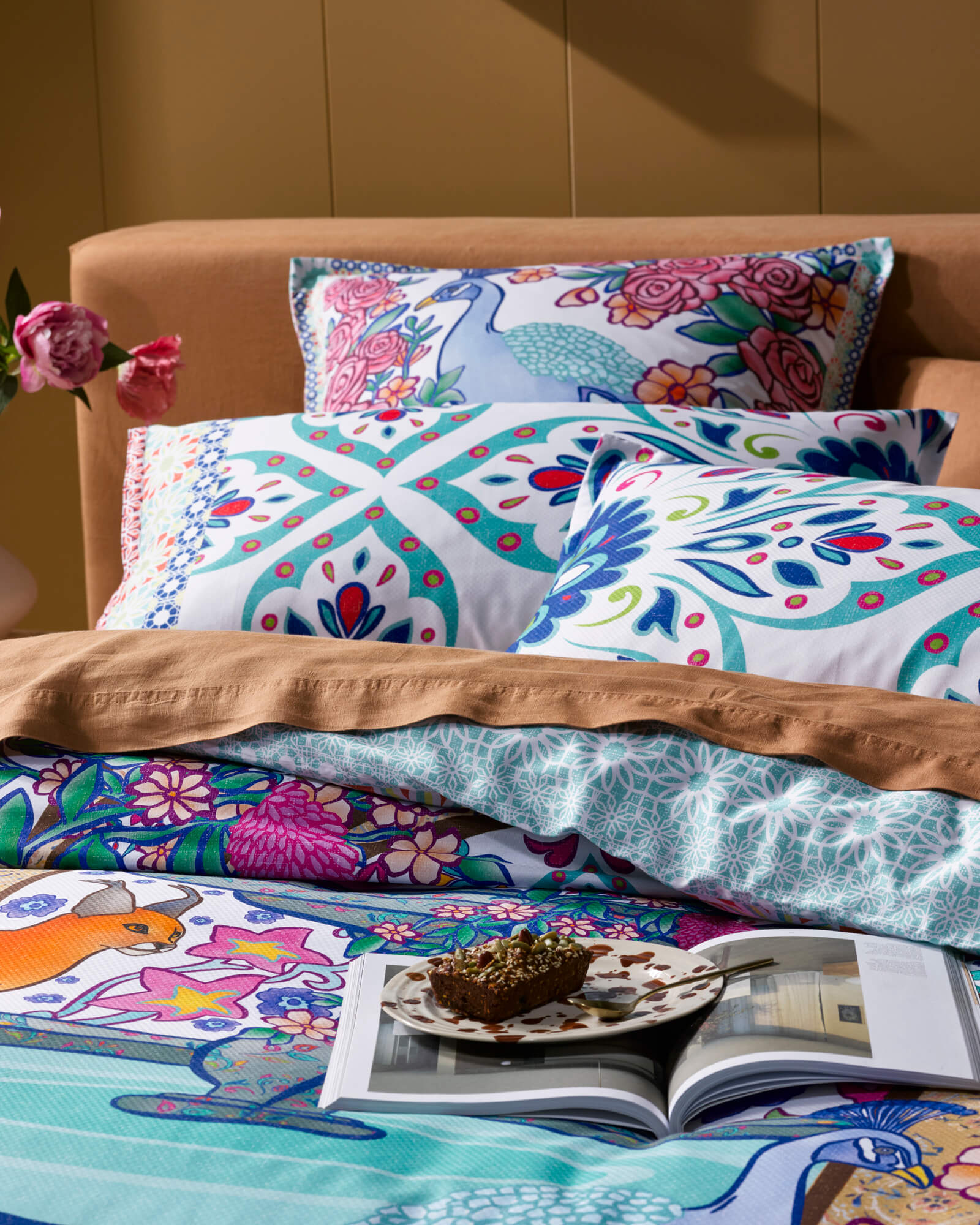 Aria Multi European Pillowcase (Single)