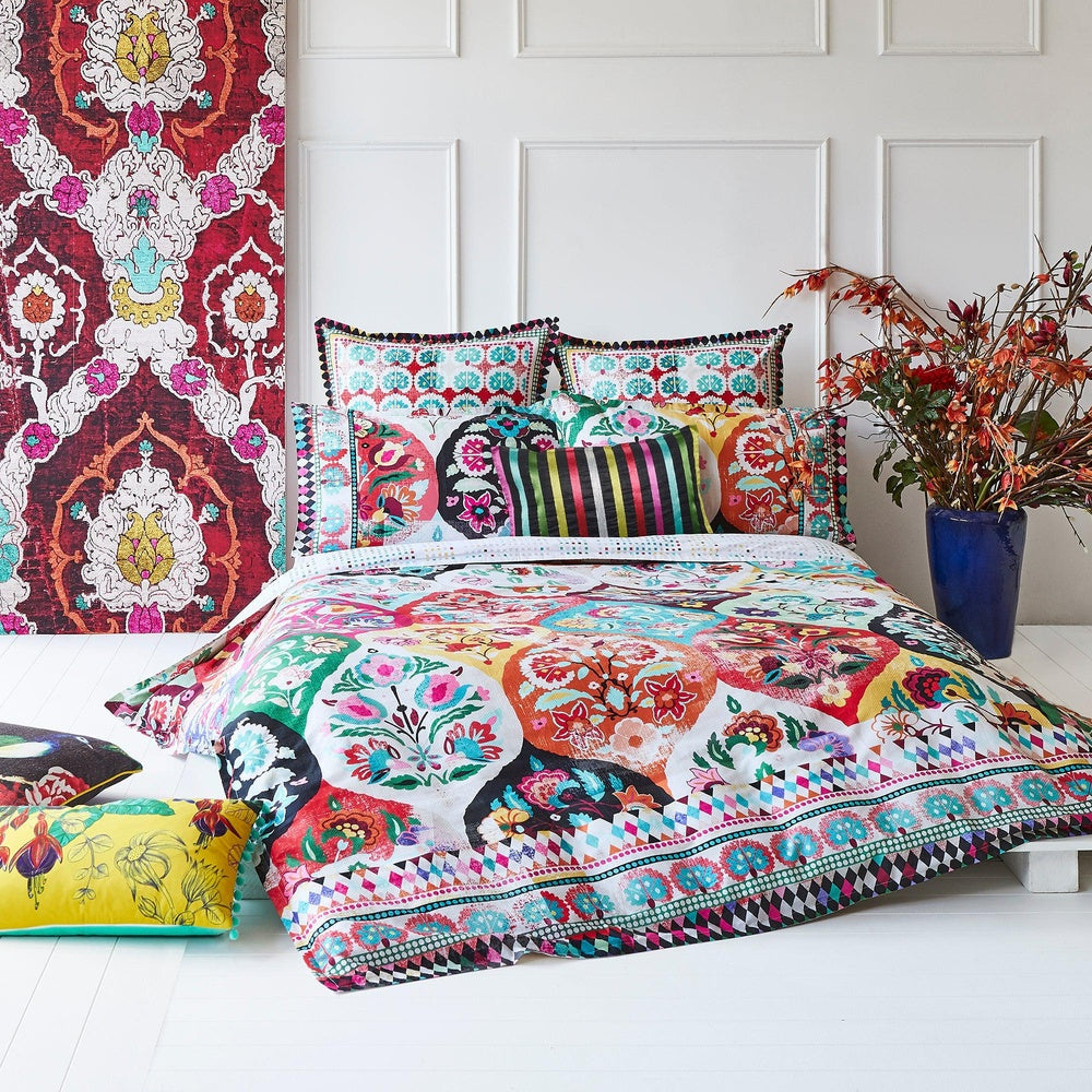 Eva Rust Quilt Cover Set