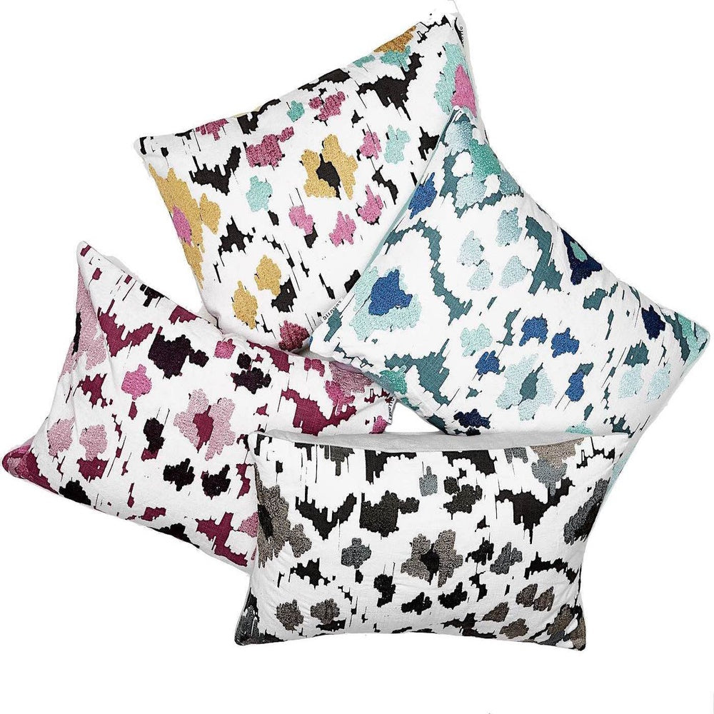 Ikat Rectangle 50x35cm Embroidered Cushion Cover