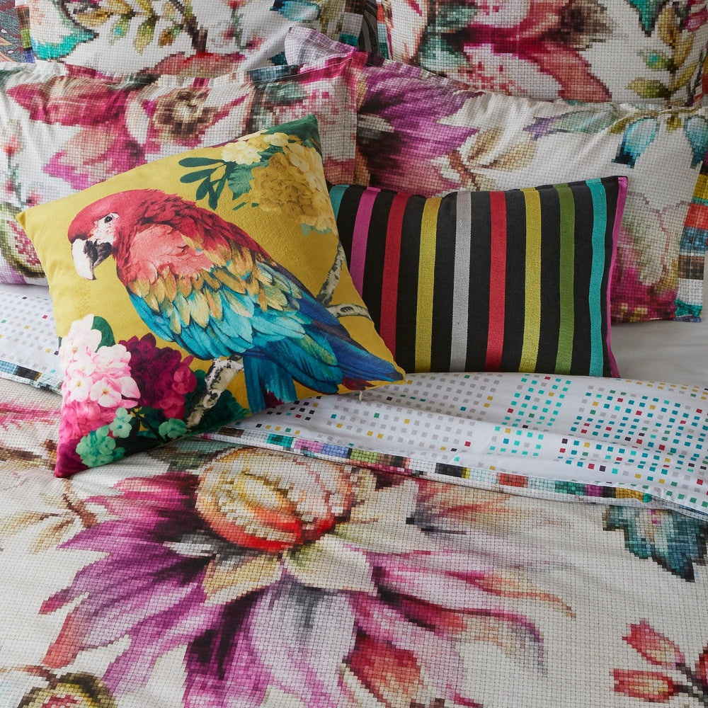 Jacobean Ivory Quilt Cover Set