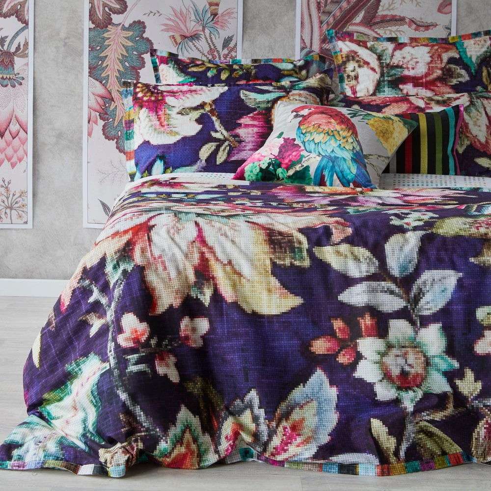 Jacobean Purple Quilt Cover Set