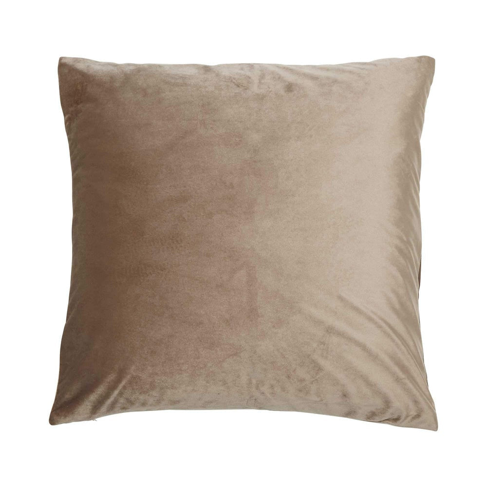 Jamila Fan Square 50x50cm Embroidered Velvet Cushion Cover