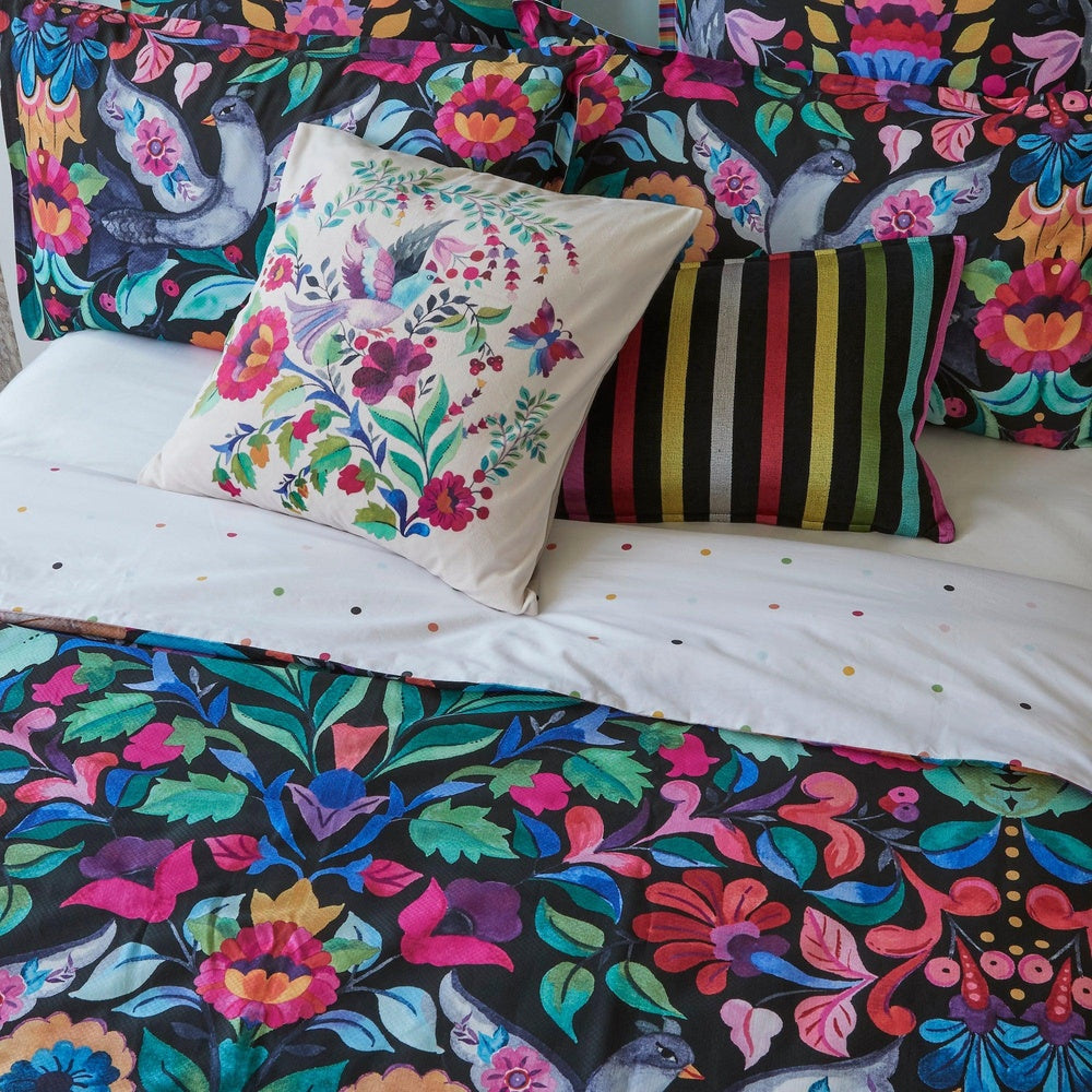Mallorca Black Quilt Cover Set