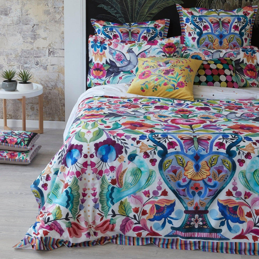 Mallorca Ivory Quilt Cover Set