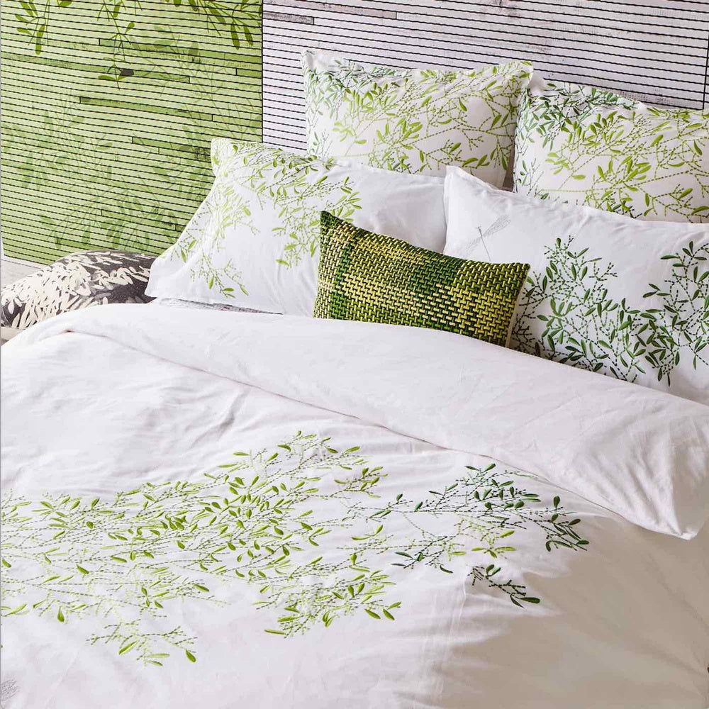 Pascale Green Quilt Cover Set