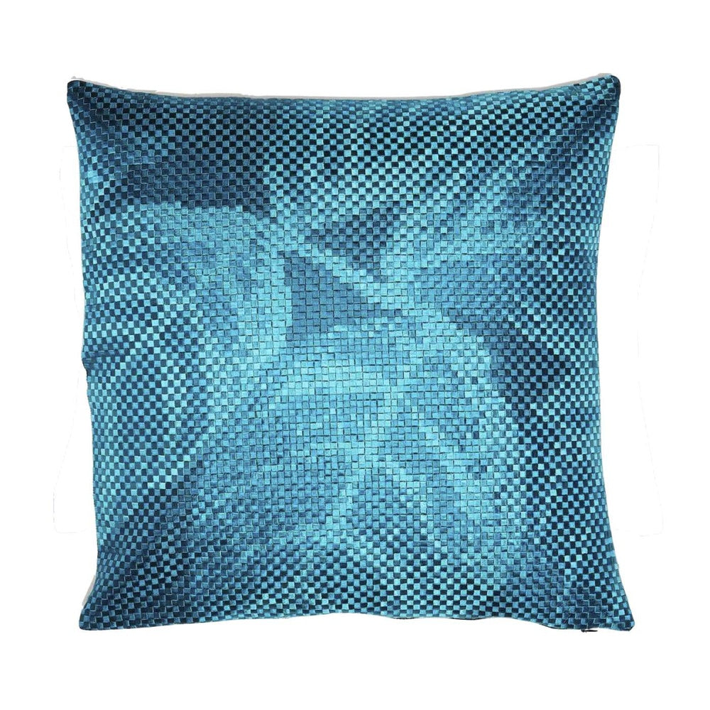 Shadow Leaf Square 50x50cm Embroidered Cushion Cover
