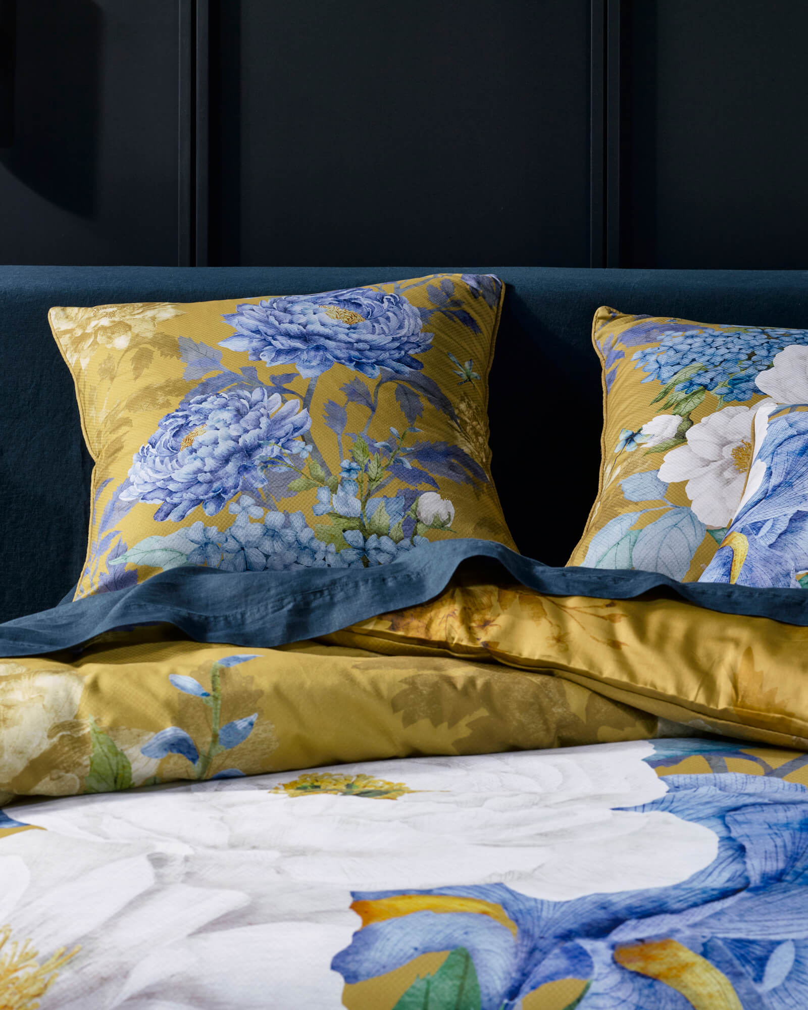 Marceline Mustard Quilt Cover Sets