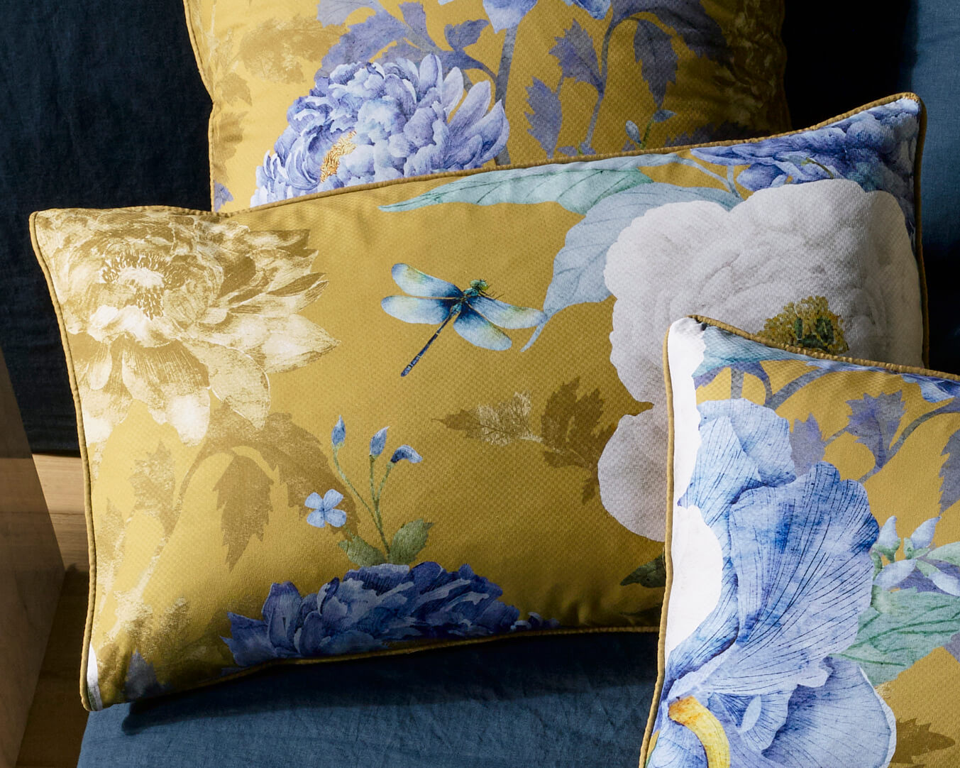 Marceline Mustard Quilt Cover Set