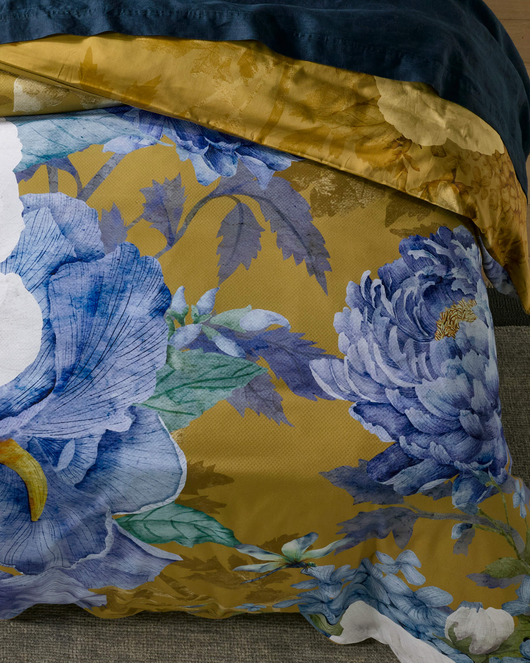 Marceline Mustard Quilt Cover Set