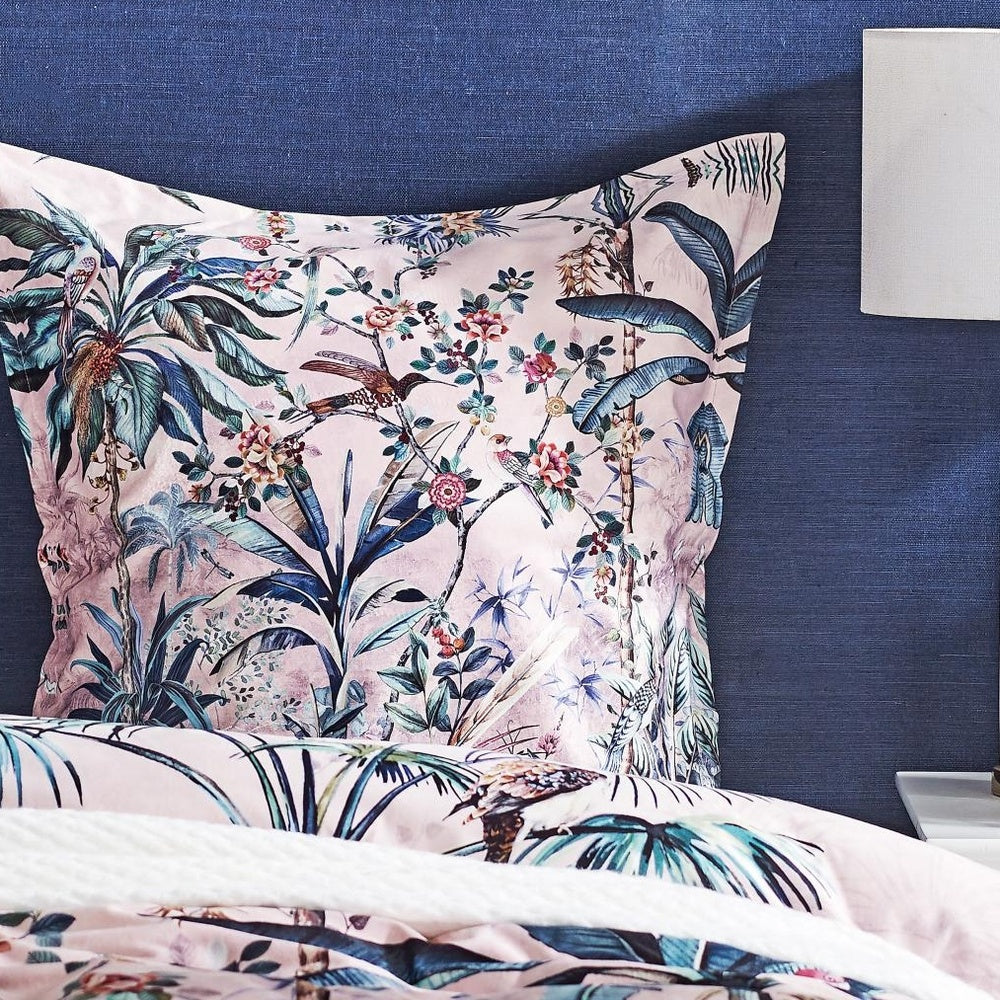 Paradise Blue European Pillowcase