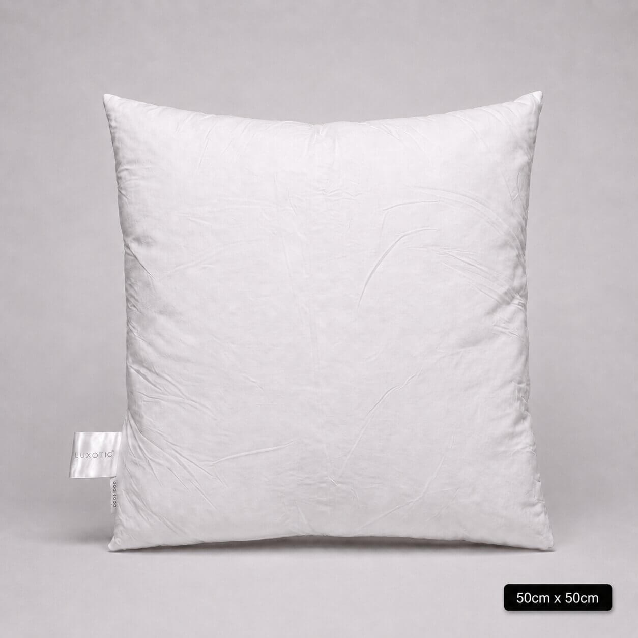 Luxotic Cushion Insert Duck Feather, bedroom styling view 3