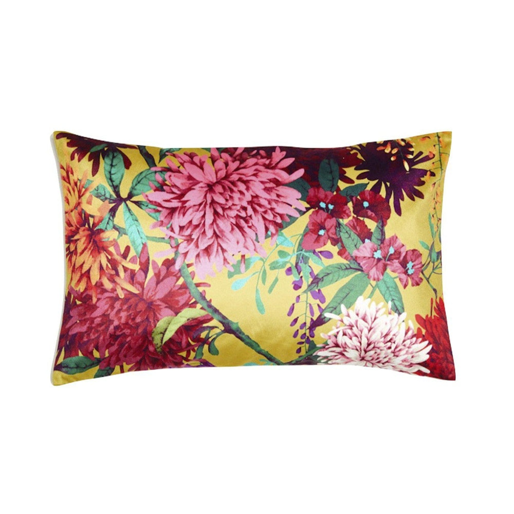 Chintz Garden Rectangle 55x35cm Velvet Cushion Cover