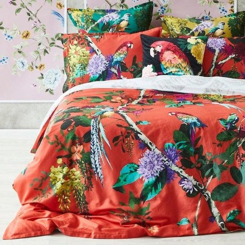 Chintz Tangerine Quilt Cover Set