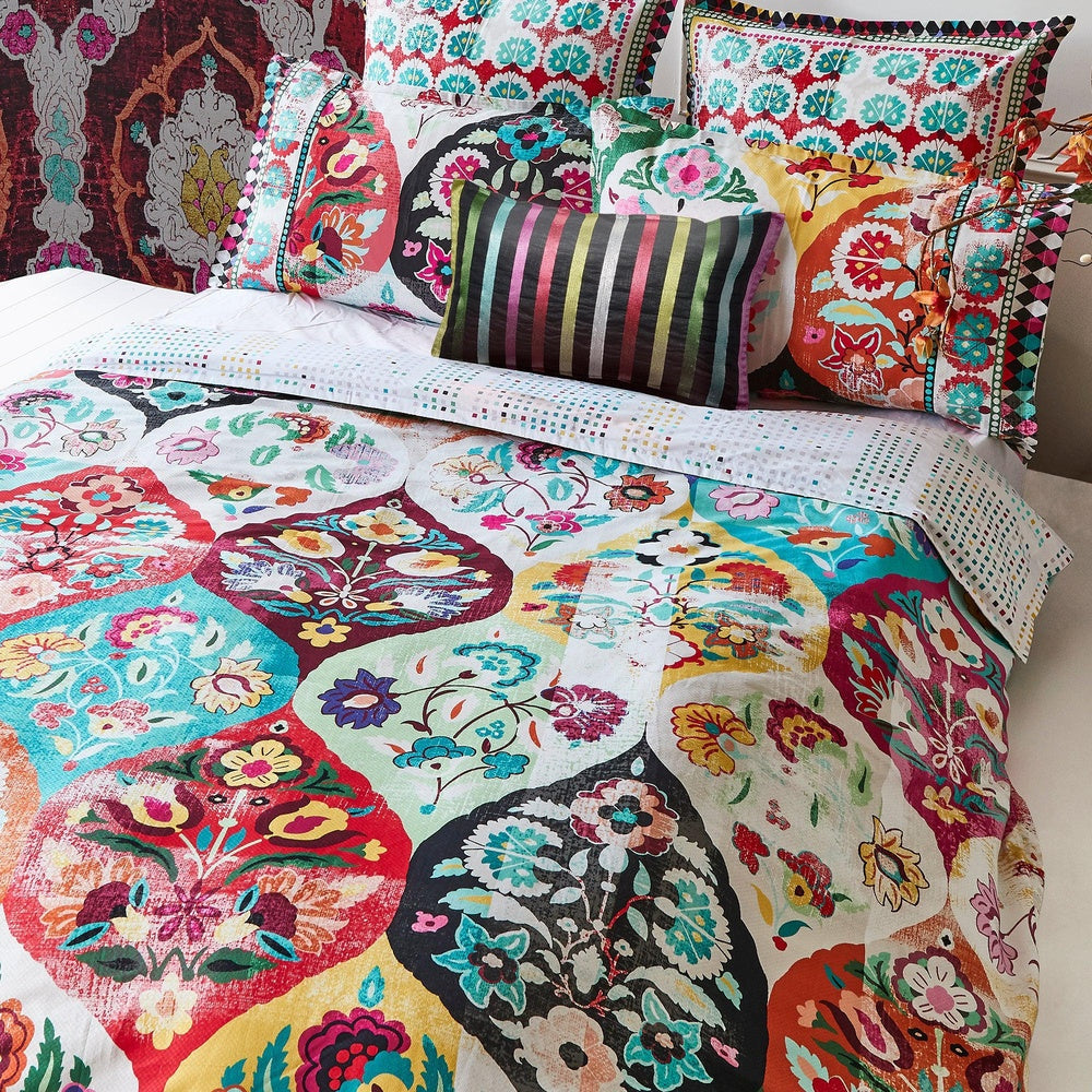 Eva Rust Quilt Cover Set