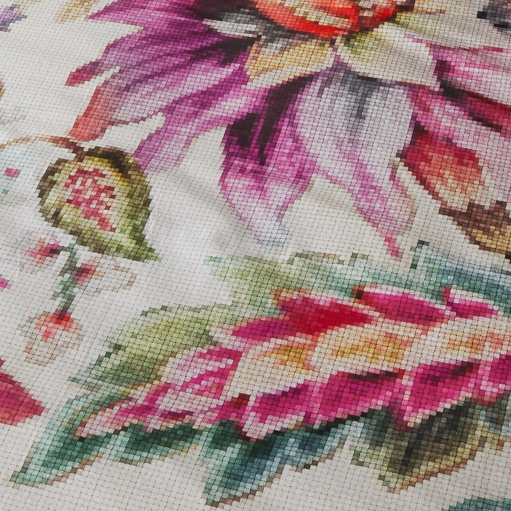 Jacobean Ivory Quilt Cover Set