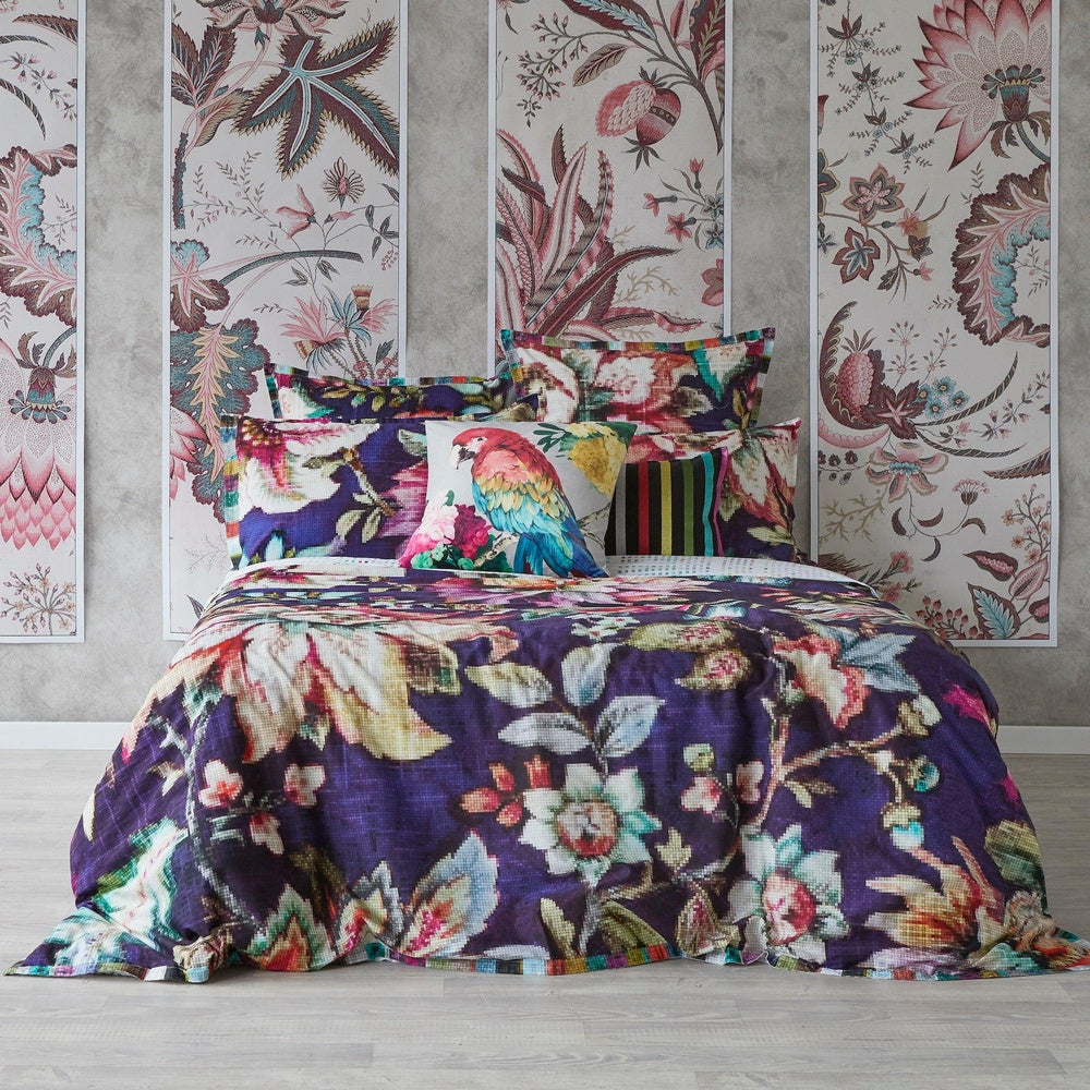 Jacobean Purple Quilt Cover Set