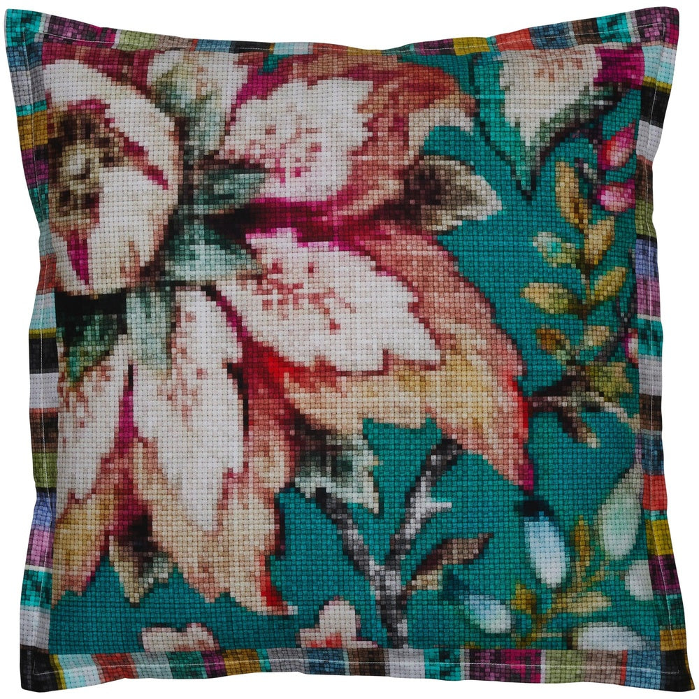 Jacobean Teal European Pillowcase