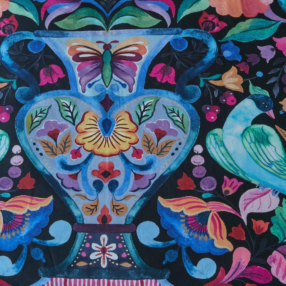 Mallorca Black Quilt Cover Set