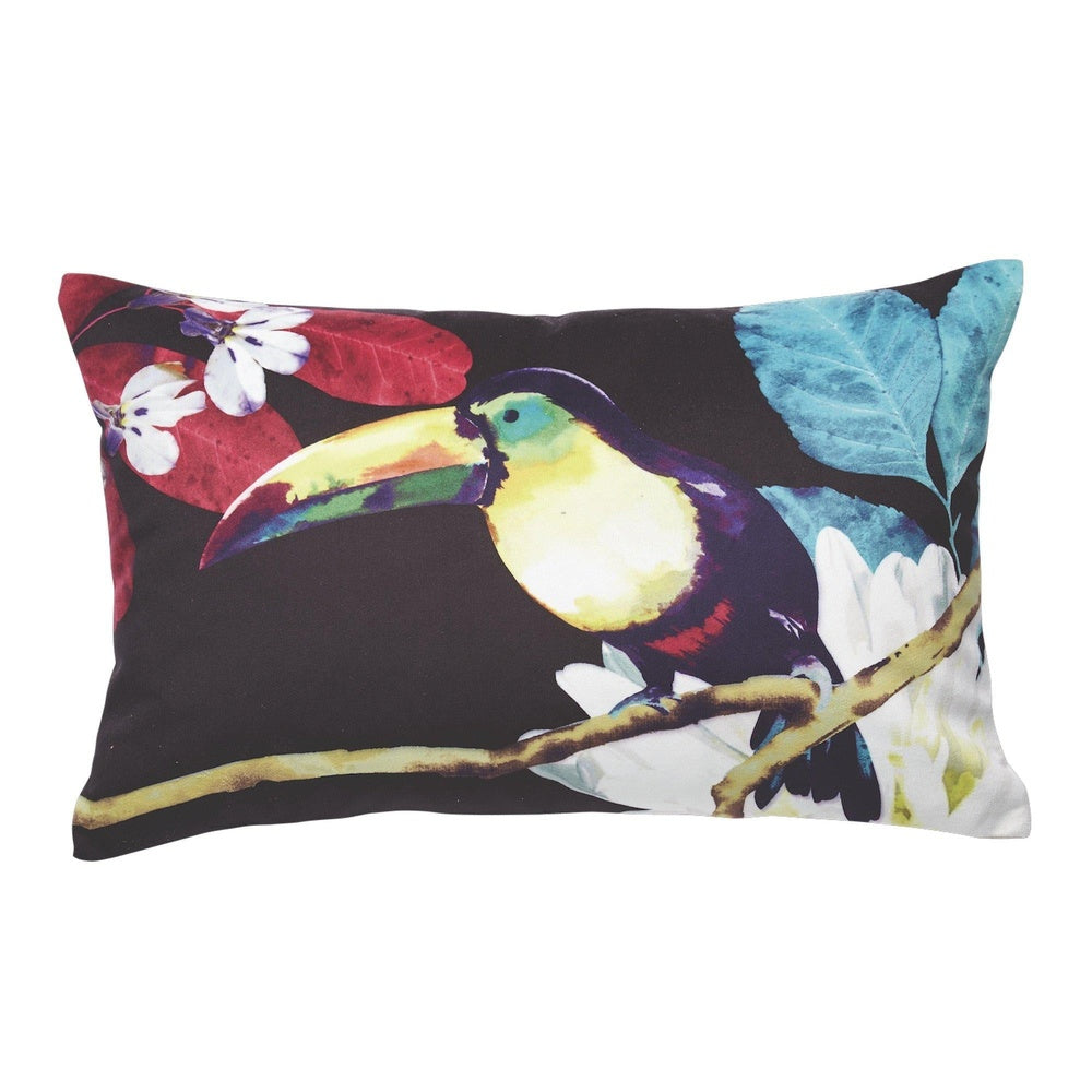 Paradise Rectangle 55x35cm Velvet Cushion Cover