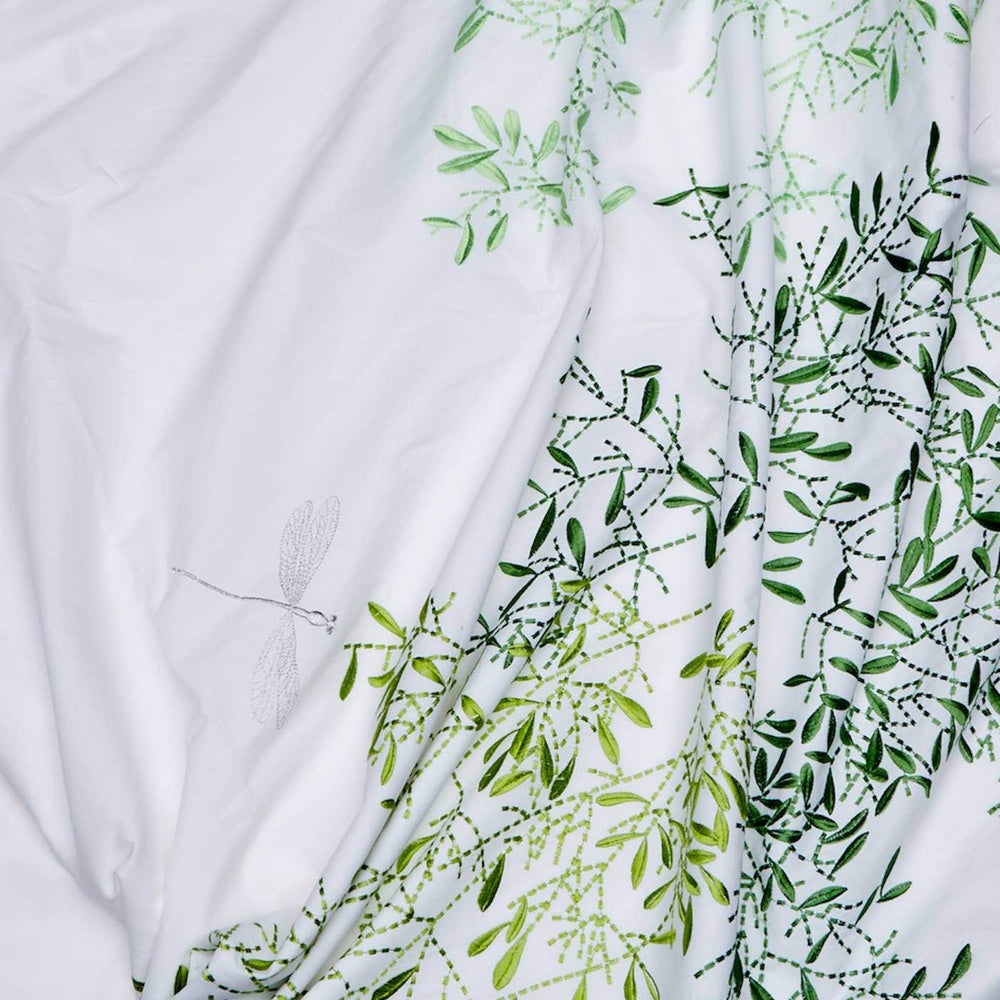 Pascale Green Quilt Cover Set