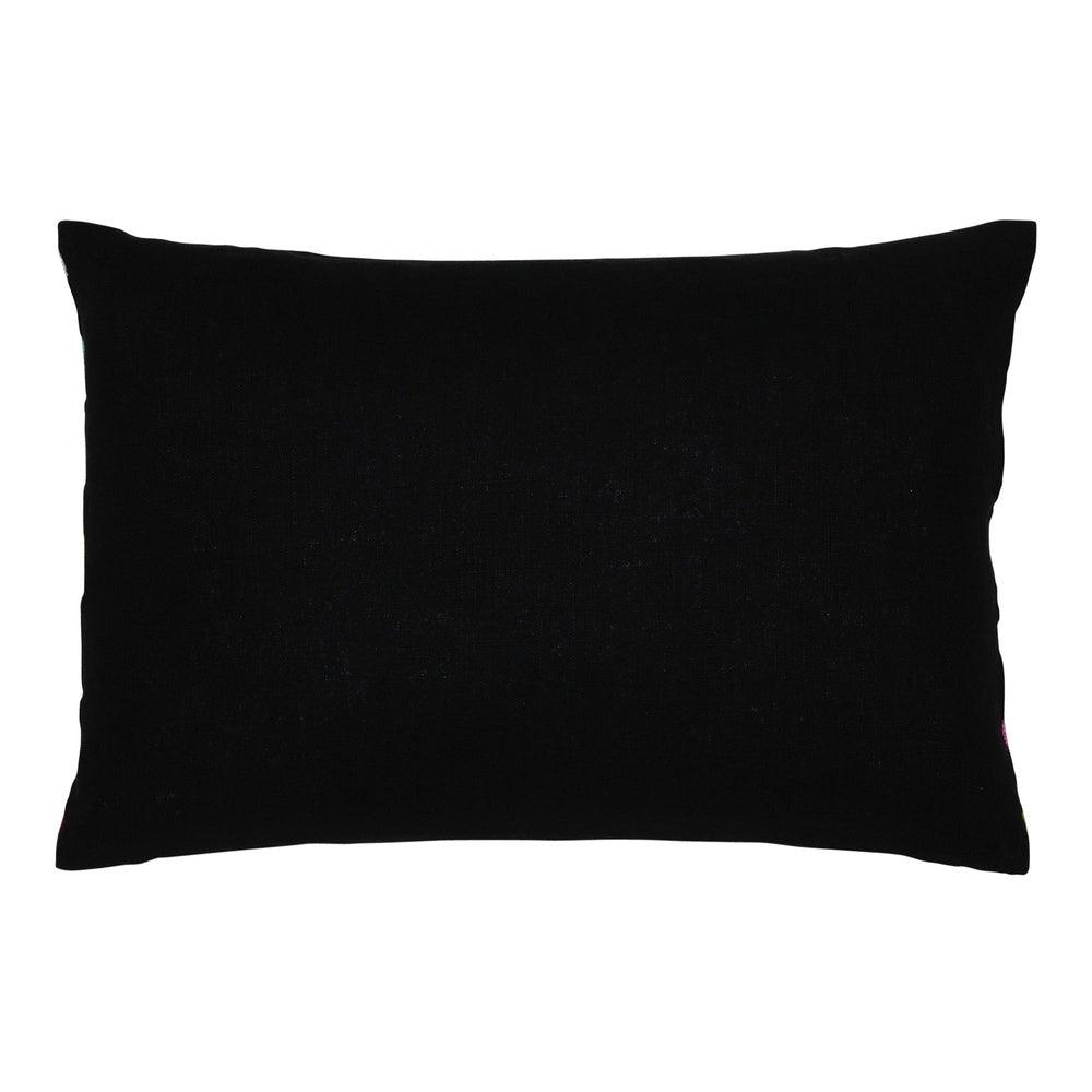 Polka Dots Rectangle 55x35cm Embroidered Cushion Cover