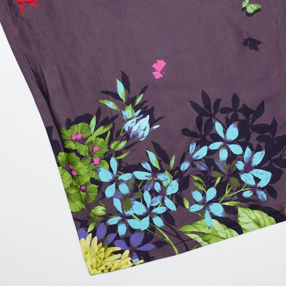 Tropicana Charcoal Quilt Cover Set