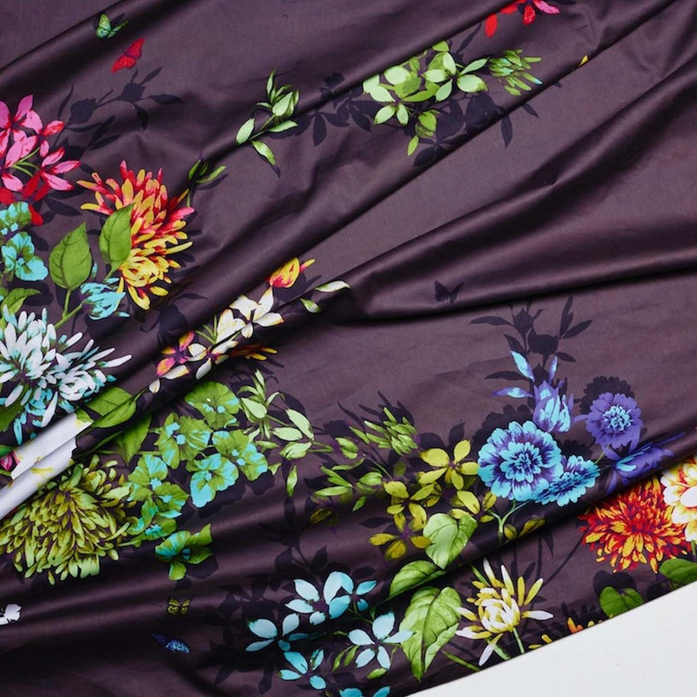 Tropicana Charcoal Quilt Cover Set