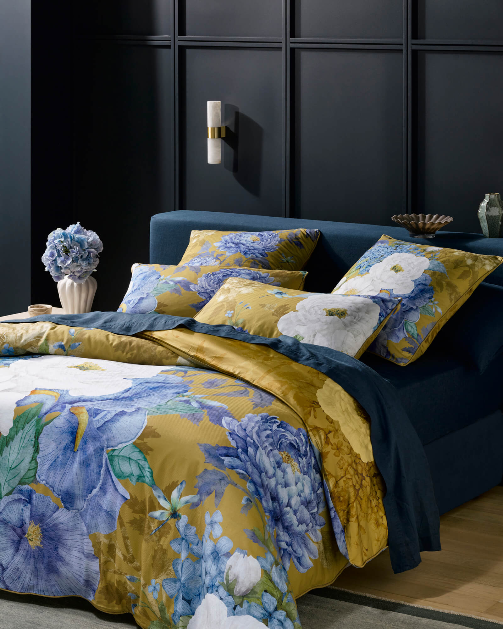 Marceline Mustard Quilt Cover Sets