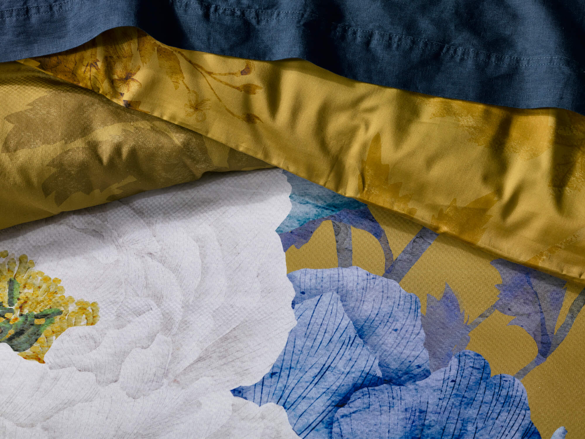 Marceline Mustard Quilt Cover Sets