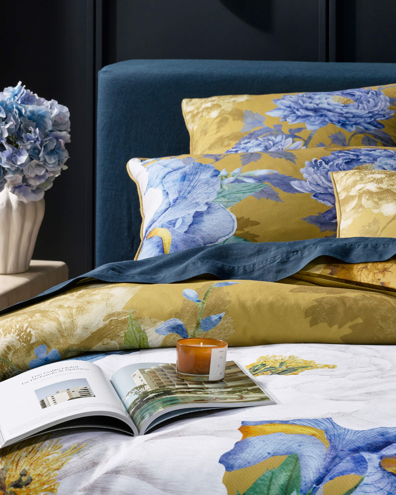 Marceline Mustard Quilt Cover Sets