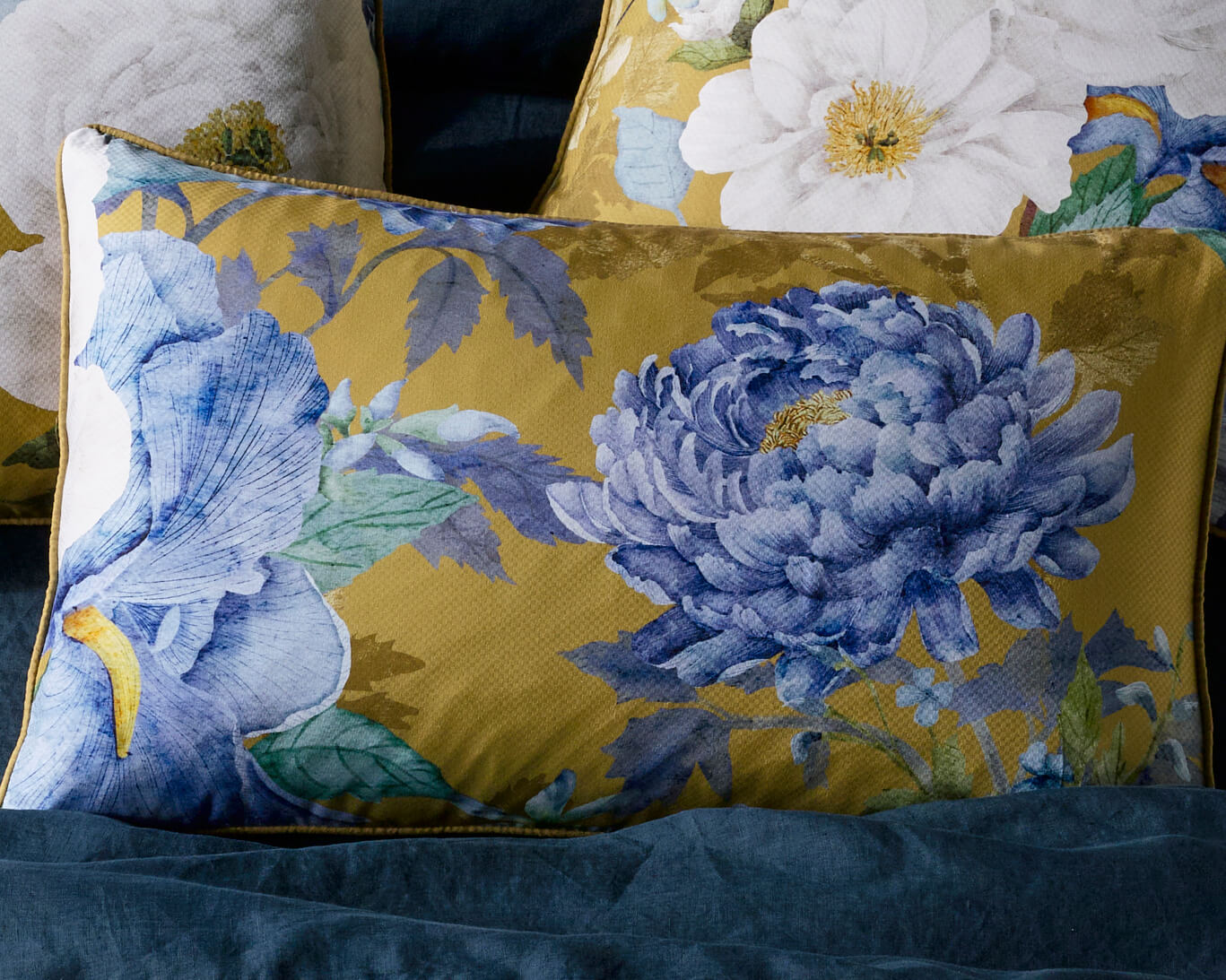 Marceline Mustard Quilt Cover Set