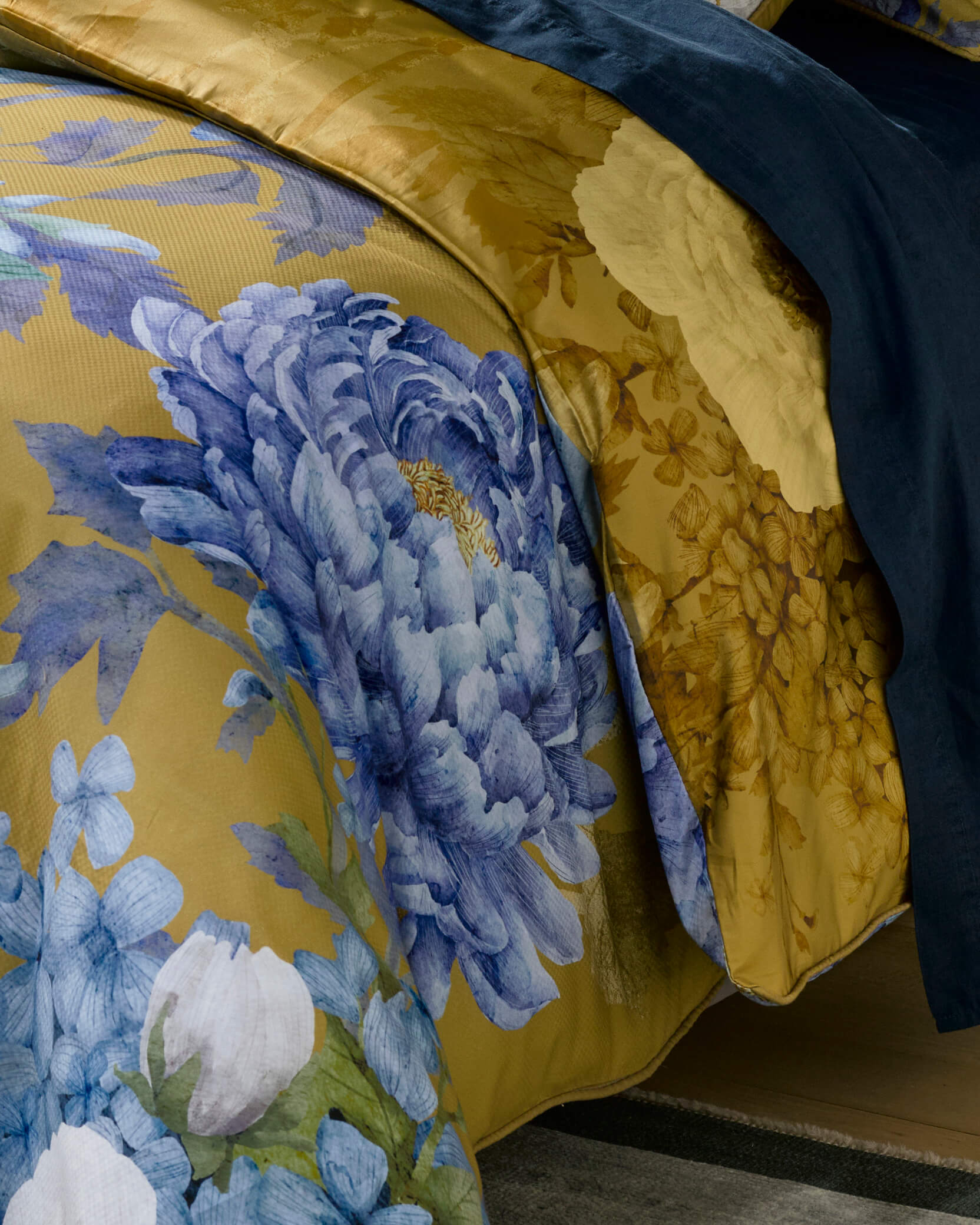 Marceline Mustard Quilt Cover Set