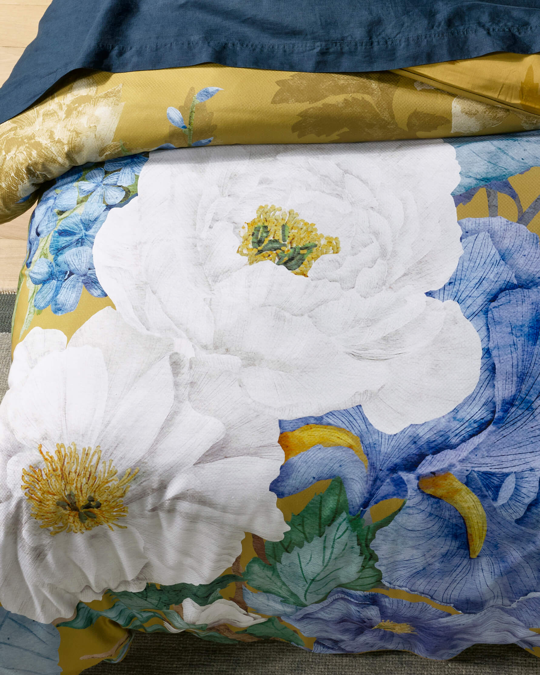 Marceline Mustard Quilt Cover Set